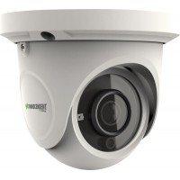 1080p 30fps TVI/AHD/CVBS Fixed Turret/Ball Camera 2 Hi Power IR LEDs w/65' Range, 3.6mm, Metal Housing, 12VDC